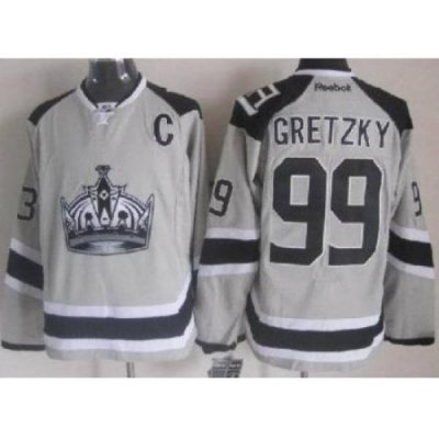 Los Angeles Kings #99 Wayne Gretzky Grey NHL Jerseys 2014 New Style