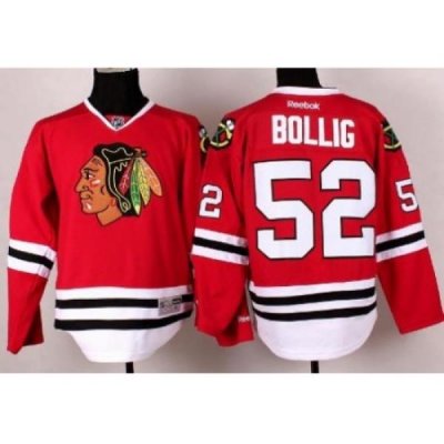 Chicago Blackhawks 52 Brandon Bollig Red NHL Jerseys