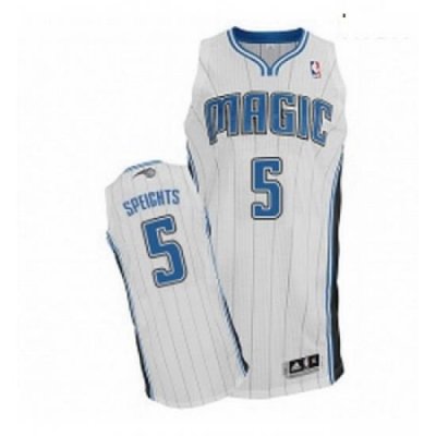 Mens Adidas Orlando Magic 5 Marreese Speights Authentic White Home NBA Jersey