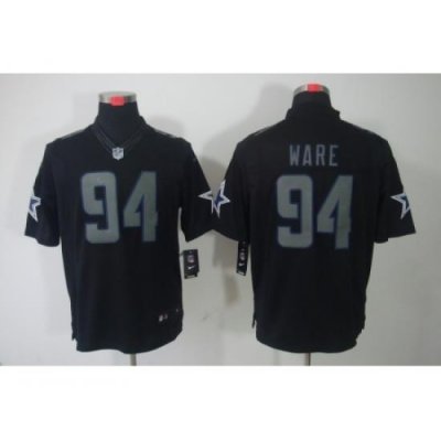 Nike Dallas CoWboys 94 DeMarcus Ware Black Limited Impact NFL Jersey