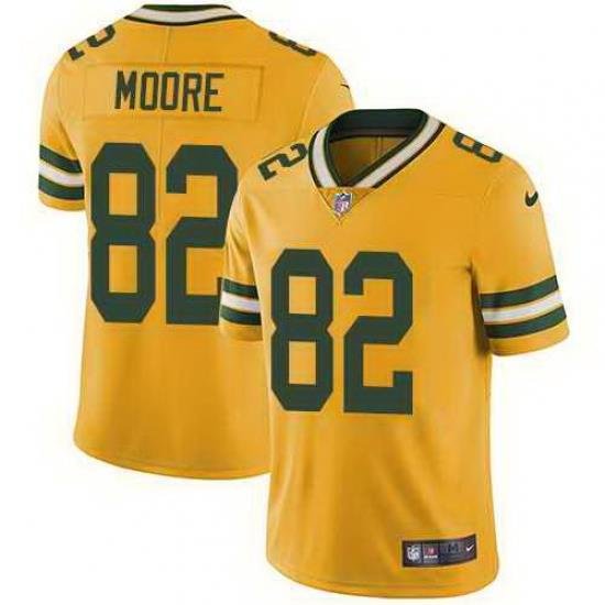 Nike Packers 82 J Mon Moore Orange Vapor Untouchable Limited Jersey