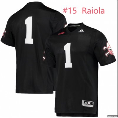 Men Dylan Raiola Nebraska Huskers #15 adidas Stitched Football Black Jersey