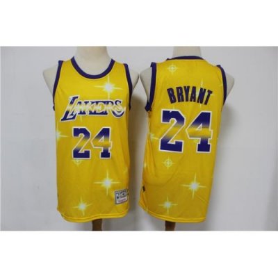 Men Los Angeles Lakers Kobe Bryant 24 Full Stars Limited Jersey