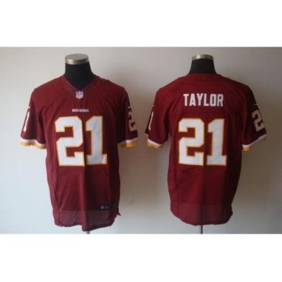 Nike Washington Redskins 21 Fred Taylor Red Elite NFL Jersey