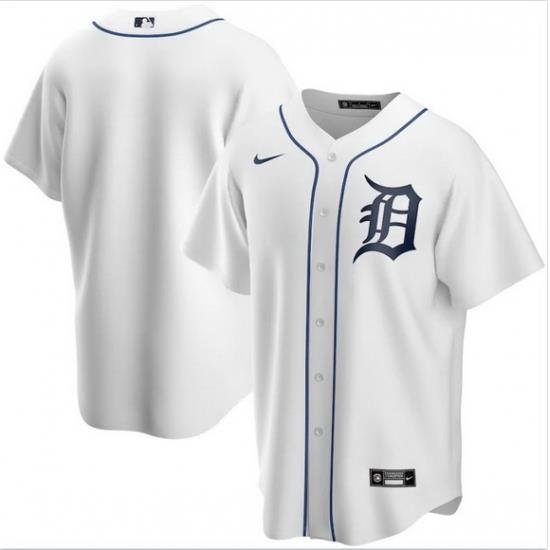 Men Detroit Tigers Nike White Blank Jersey