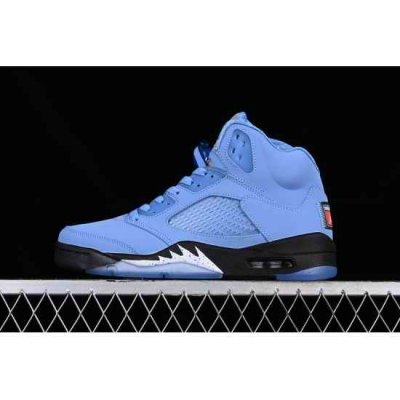 AIR JORDAN 5 UNIVERSITY BLUE BLACK WHITE DV1310 401