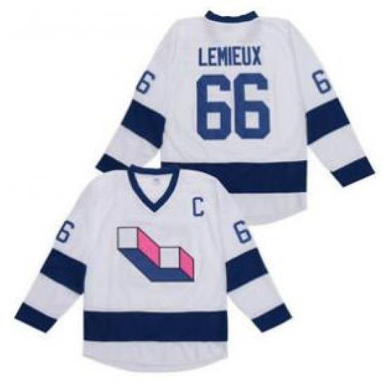 MARIO LEMIEUX 66 Hockey Jersey Mario LEMIEUX 66