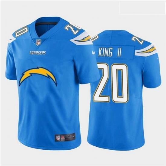 Nike Chargers 20 Desmond King II Blue Team Big Logo Vapor Untouchable Limited Jersey