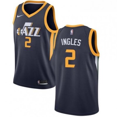 Womens Nike Utah Jazz 2 Joe Ingles Navy NBA Swingman Icon Edition Jersey