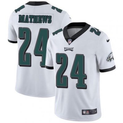 Nike Eagles #24 Ryan Mathews White Youth Stitched NFL Vapor Untouchable Limited Jersey