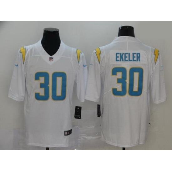 Youth Nike Los Angels Chargers 30 Austin Ekeler White Vapor Limited Jersey