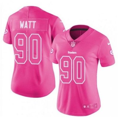 Men Women Youth Toddler Nike Limited Pink Rush Fashion NFL Jersey