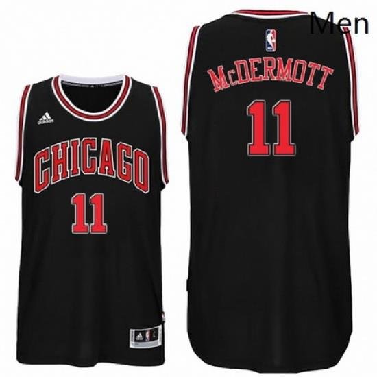 Chicago Bulls 11 Doug McDermott 2016 Alternate Black New Swingman Jersey