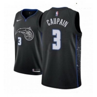 Men NBA 2018 19 Orlando Magic 3 Troy Caupain City Edition Black Jersey