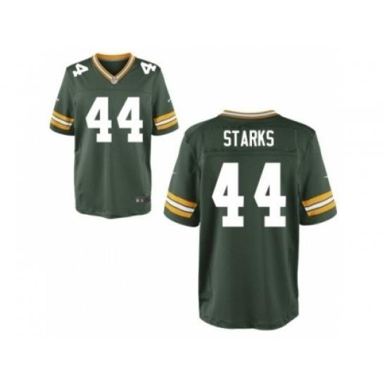 Nike Green Bay Packers 44 James Starks Green Elite NFL Jersey