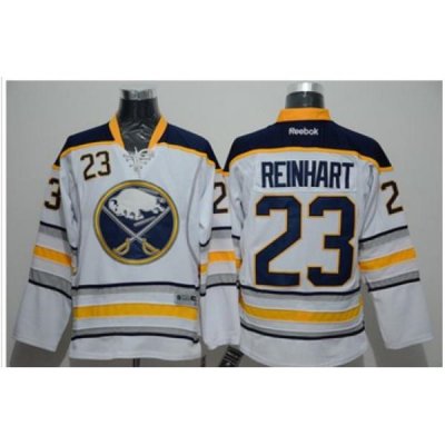 Buffalo Sabres #23 Sam Reinhart White Stitched NHL Jersey