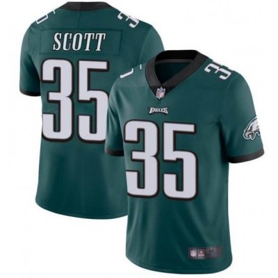 Nike Philadelphia Eagles 35 Boston Scott Green Vapor Untouchable Limited Jersey