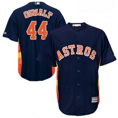 Youth Majestic Houston Astros 44 Roy Oswalt Authentic Navy Blue Alternate Cool Base MLB Jersey