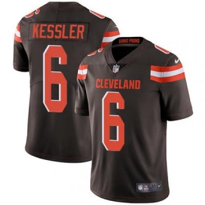 Nike Browns #6 Cody Kessler Brown Team Color Mens Stitched NFL Vapor Untouchable Limited Jersey