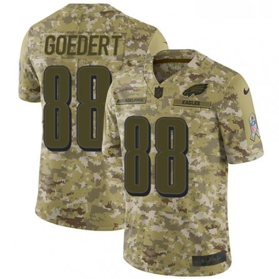 Mens Nike Philadelphia Eagles 88 Dallas Goedert Limited Camo 2018 Salute to Service NFL Jersey