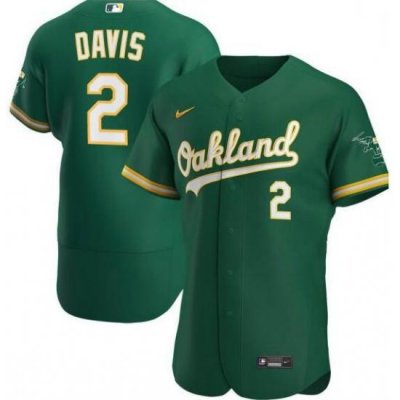 Athletics 2 Khris Davis Green 2020 Nike Flexbase Jersey