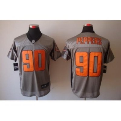 Nike Chicago Bears 90 Julius Peppers Grey Elite Shadow NFL Jersey