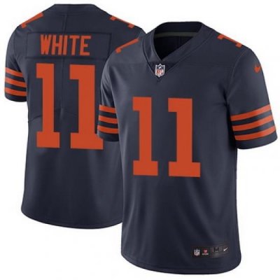 Nike Bears #11 Kevin White Navy Blue Alternate Mens Stitched NFL Vapor Untouchable Limited Jersey