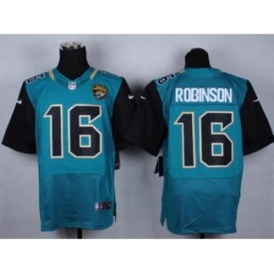 Nike Jacksonville Jaguars 16 Denard Robinson green Elite NFL Jersey