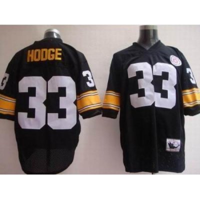 Pittsburgh Steelers 33 Hodge black Throwback jerseys