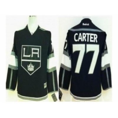 Youth nhl jerseys los angeles kings #77 carter black