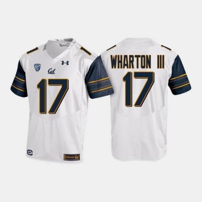 California Golden Bears Vic Wharton Iii College Football White Jersey