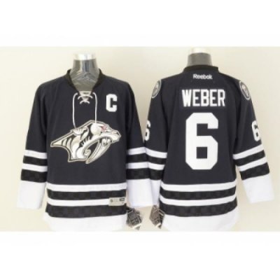 NHL Nashville Predators #6 Shea Weber Dark blue jerseys