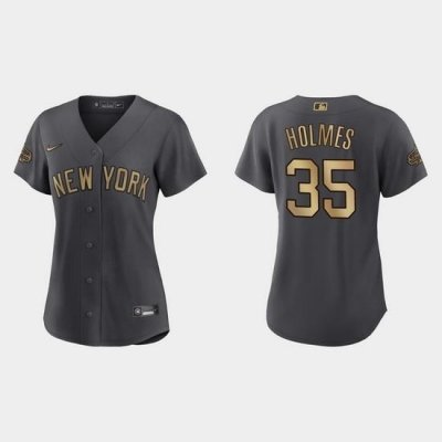 Women Clay Holmes NeW York Yankees 2022 Mlb All Star Game Replica Charcoal Jersey