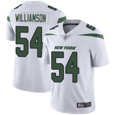 Jets #54 Avery Williamson White Men Stitched Football Vapor Untouchable Limited Jersey