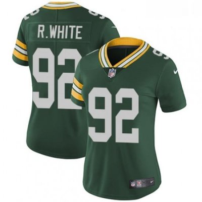 Womens Nike Green Bay Packers 92 Reggie White Green Team Color Vapor Untouchable Limited Player NFL Jersey