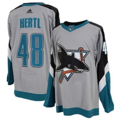 Men adidas San Jose Sharks Tomas Hertl #48 Reverse Retro Adizero NHL Jersey