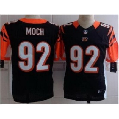 Nike Cincinnati Bengals 92 Dontay Moch Black Elite NFL Jersey