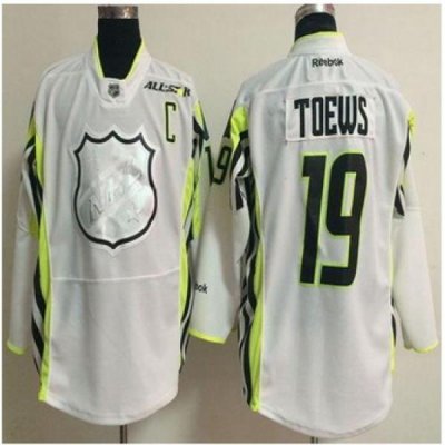 Chicago Blackhawks #19 Jonathan Toews White 2015 All Star Stitched NHL Jersey