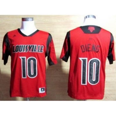 Louisville Cardinals 10 Gorgui Dieng Red College NCAA Jerseys