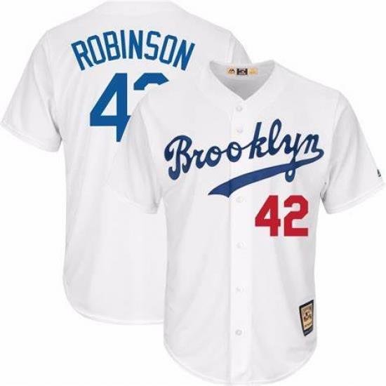 MLB Brooklyn Robinson White jersey