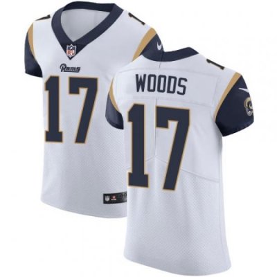 Nike Rams #17 Robert Woods White Mens Stitched NFL Vapor Untouchable Elite Jersey