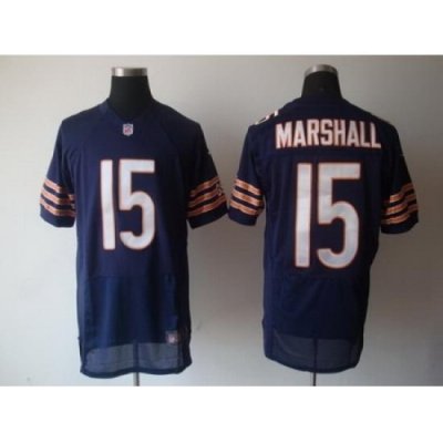 Nike chicago bears 15 brandon marshall blue Elite NFL Jersey