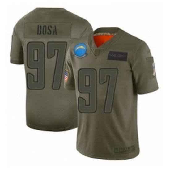 Youth Los Angeles Chargers 97 Joey Bosa Limited Camo 2019 Salute to Service Football Jersey