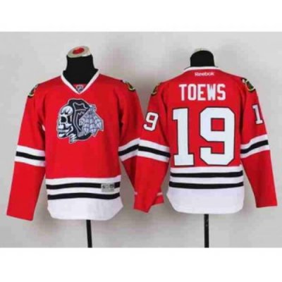 youth nhl jerseys chicago blackhawks #19 toews red-1[the skeleton head]