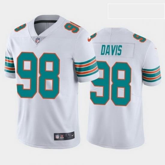 men raekwon davis miami dolphins white alternate vapor limited jersey