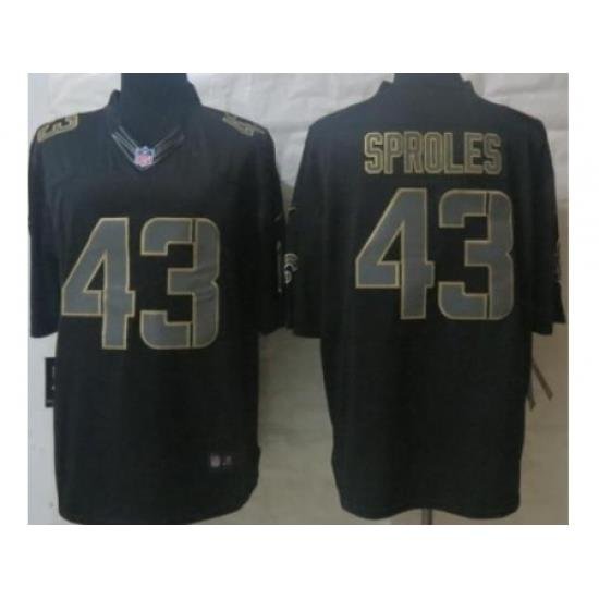 Nike NeW Orleans Saints 43 Darren Sproles Black Limited Impact NFL Jersey