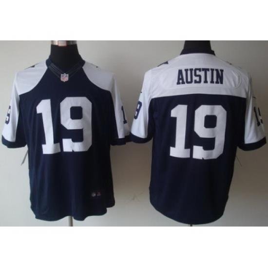 Nike Dallas CoWboys 19 Miles Austin Blue LIMITED Thankgivings NFL Jersey