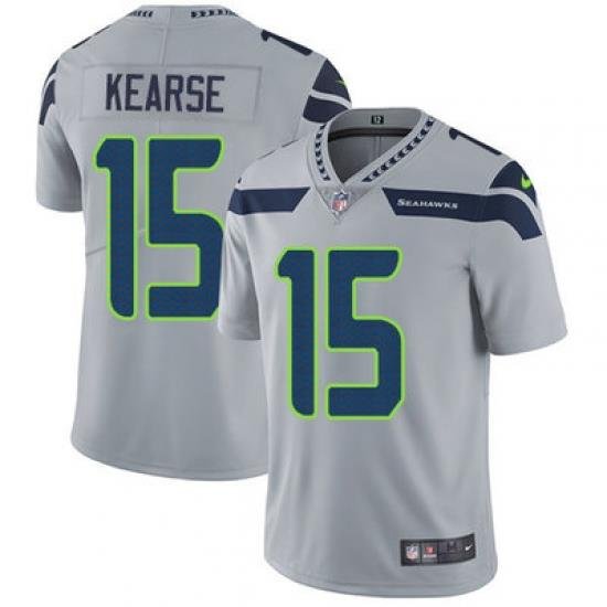 Nike SeahaWks #15 Jermaine Kearse Grey Alternate Youth Stitched NFL Vapor Untouchable Limited Jersey