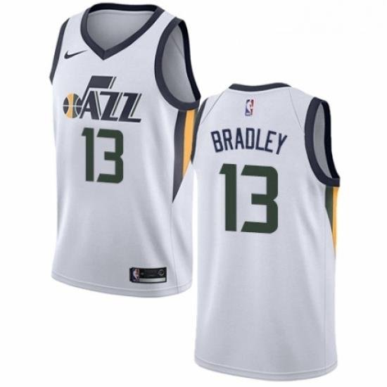 Womens Nike Utah Jazz 13 Tony Bradley Authentic NBA Jersey Association Edition