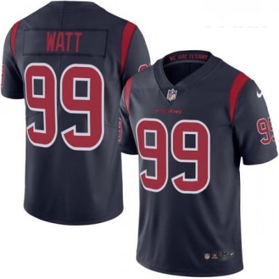 Youth Nike Houston Texans 99 JJ Watt Limited Navy Blue Rush Vapor Untouchable NFL Jersey